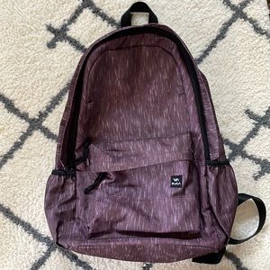 RVCA purple backpack
